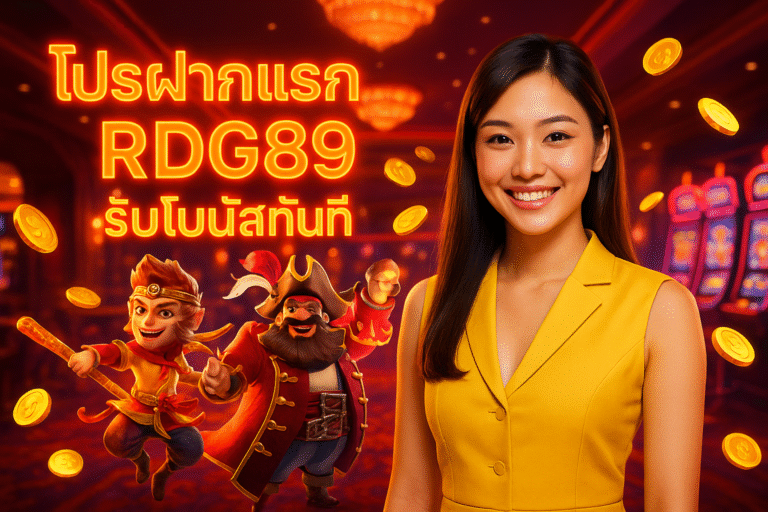 โปรฝากแรก RDG89 รับโบนัสทันที