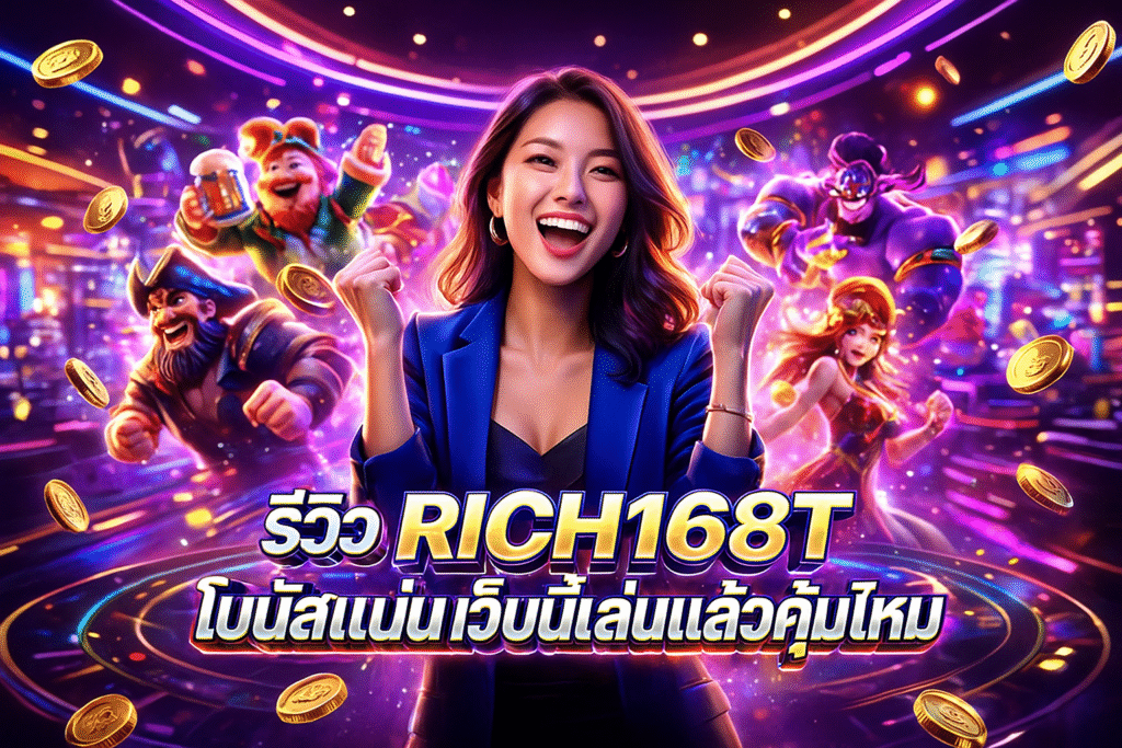 RICH168T โบนัสแน่น เว็บนี้เล่นแล้วคุ้ม