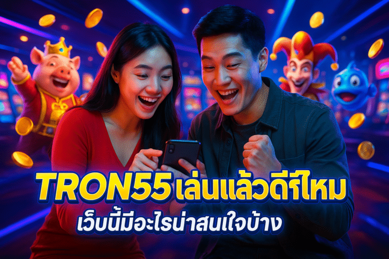 TRON55 เล่นแล้วดีไหม เว็บนี้มีอะไรน่าสนใจบ้าง