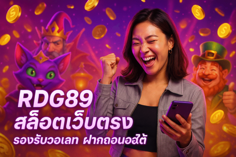 RDG89 สล็อตเว็บตรง รองรับวอเลท ฝากถอนออโต้